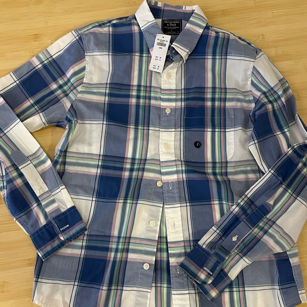 Abercrombie & Fitch Multicolor Plaid Shirt